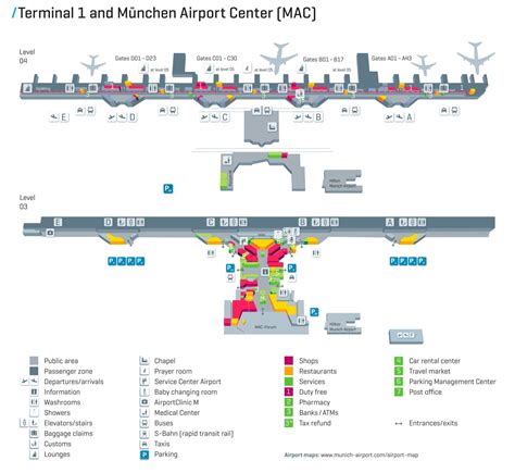 munich airport map terminal 1.